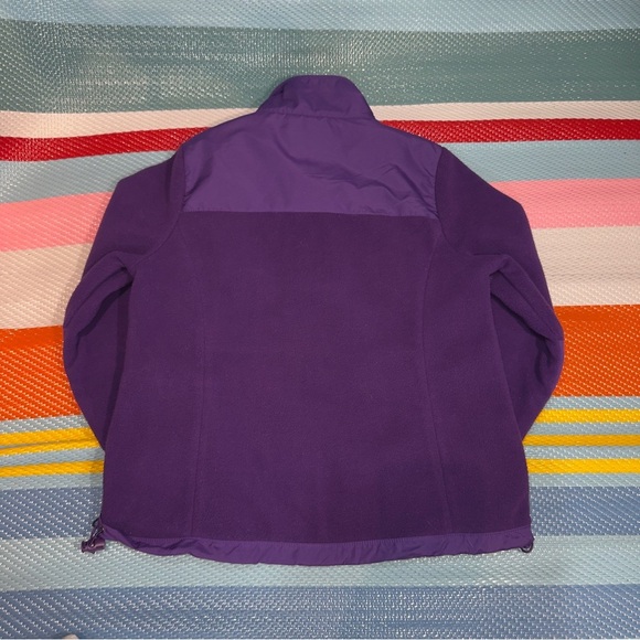 Calvin Klein Deep Purple Nylon Polar Fleece Full-Zip Jacket Women’s Size Small - Picture 2 of 3